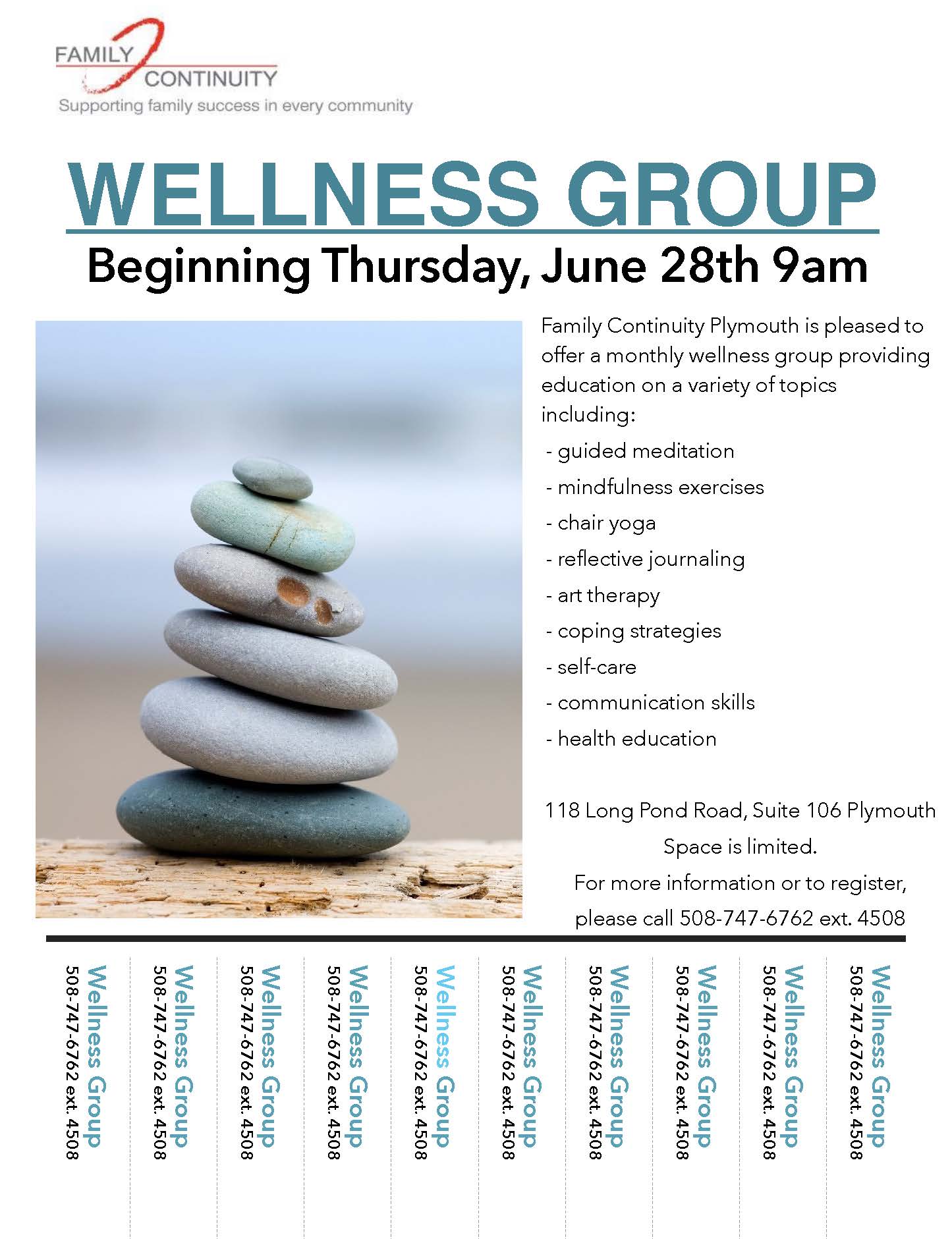 Wellness Group flyer 5.2018